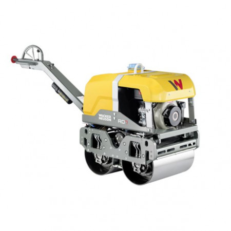 Cilindru compactor cu rola dubla Wacker Neuson RD7Hfb, 730 kg, Hatz, 650 mm