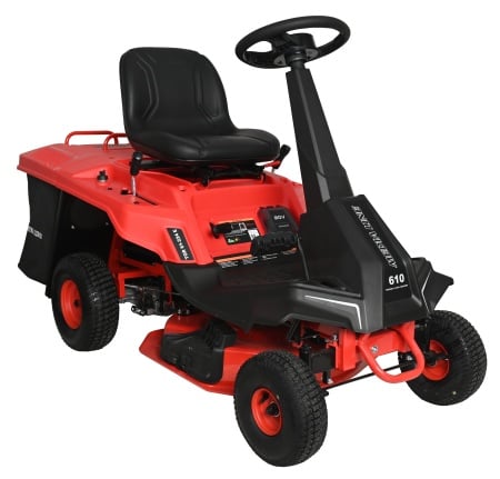 Tractor de tuns gazonul MediaLine TGR61224E , latime de taiere 61 cm, pornire electrica, capacitate cos 150 L, 5.9 CP