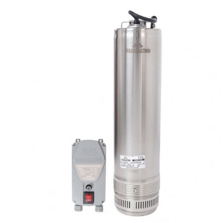 Pompa submersibila centrifugala multietajata Wasserkonig SI50110/5, diametru 5", 1200 W, debit 6600 l/h, inaltime refulare 50 m