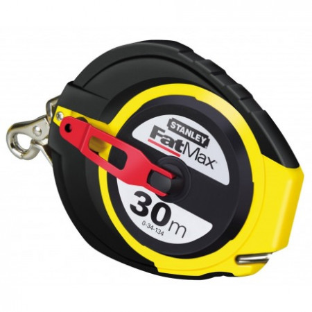 RULETA INCHISA STANLEY® FATMAX® CU BANDA DE OTEL 30M