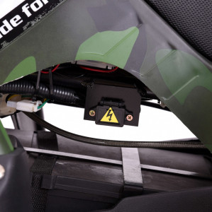 ATV electric HECHT 56155 Army, acumulator 72 V / 20 Ah, viteza maxima 40 km/h, greutate maxima suportata 120 kg, camuflaj - Img 6