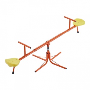 Balansoar pentru copii, 2 locuri, Otel, Rotatie 360 grade, Capacitate max. 90 kg