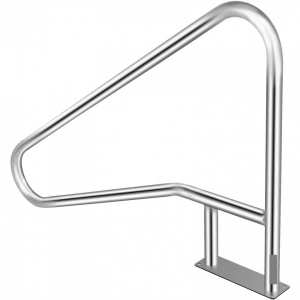 Balustrada pentru piscine din Inox, Vivatechnix dimensiune 139.7 x 81.2 cm, Capacitate 150 kg - Img 5