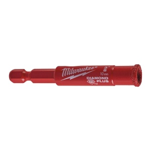 Burghiu diamantat DIAMOND PLUS™ ¼″ pentru găurire umedă-uscată Ø10 mm, MILWAUKEE®