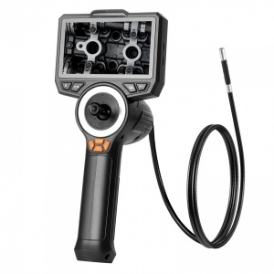 Camera endoscop cu ecran articulat 360°, 4 directii, Zoom 8X, ecran IPS HD de 4.5, lentila subțire 6.2 mm, IP67, cablu 1.5 m - Img 3