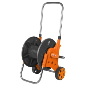 Carucior cu tambur Hecht 08623 pentru furtun de gradina max 50 m racord 1 2 inch