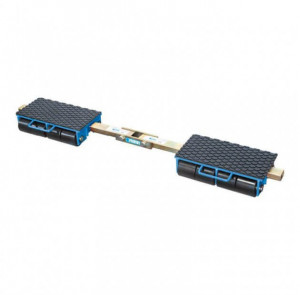Carucior pentru marfa cu role 12 t - tip platforma 0654/12f, Fervi