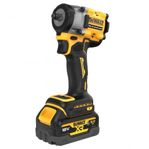 Cheie de impact compactă fără perii 18 V XR de 3/8" cu inel de porc și nicovală - 2 X 5 Ah pentru automobile, DeWalt