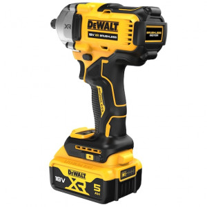 Cheie de impact cu inel cu nicovală fără perii de 18 V XR 1/2" - 2 X 5 AH, DeWalt - Img 3