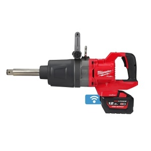 Cheie de impact M18 ONEFHIWF1D-121C, Milwaukee 1″ ONE-KEY™ M18 FUEL™ cu mâner-D, cuplu ridicat și inel de fixare si gat lung