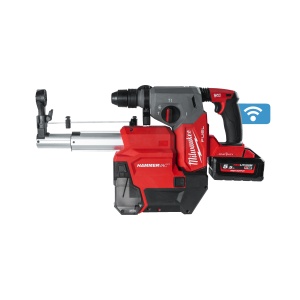 Ciocan rotopercutor SDS-plus M18 ONEFHXDEL-552C 26 mm, mandrina FIXTEC ONE-KEY si extractor de praf, Milwaukee, cod 4933478506