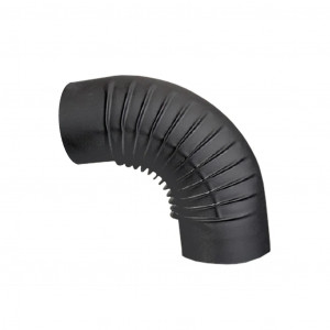 Cot pentru sobe HECHT Pipe Curbed, diametru burlan 120 mm