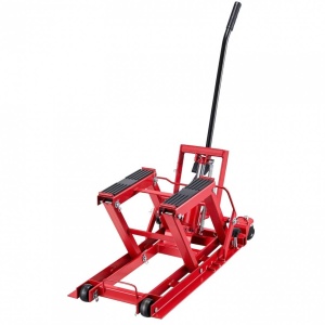 Cric hidraulic pentru motociclete, capacitate max 680 kg, Inaltime 115-385 mm, fixare chingi cu clichet - Img 3