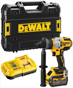 Dewalt MASINA DE GAURIT SI INSURUBAT CU 3 VITEZE, ACUM 9AH + TIMBRU VERDE