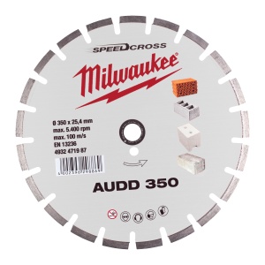 Disc diamantat Premium Speedcross AUDD, 350mm, 4932471987 Milwaukee