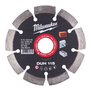 Disc diamantat Profesional DUH, 115mm, 4932399539 Milwaukee