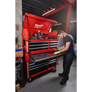 Dulap de scule mobil, cu 6 sertare, metalic, 117 cm, STC46-1, 4932478854 Milwaukee - Img 4
