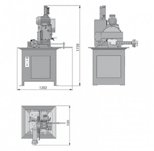 Fierastrau circular semiautomat LCS 350 - Img 2