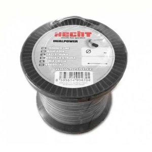 Fir pentru trimmer HECHT 10318016, profil rotund, diametru 1.6 mm, lungime 180 m, cu insertie metalica