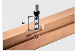 Freză de canelare cu plăcuţe amovibile HW S12 D16/50 WP, Festool - Img 2