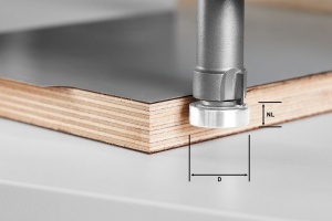 Freza pentru muchii HW D22/8-OFK, Festool