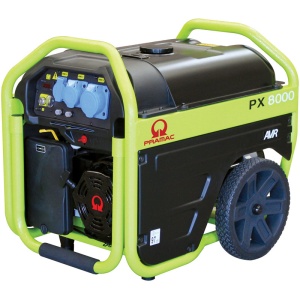 Generator PX8000, Trifazic, 400/230V, 50Hz, Motor Stage V Pramac, Pornire electrica/Benzina, Kit roti inclus, rezervor combustibil: 27 lt, PK472TX2000, Pramac