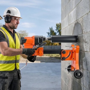 Masina de carotat umed/uscat, Diametru gaurire 20-305 mm, 3000 W, 1 x carota inclusa 127 mm - Img 2