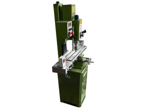 Masina de frezat metale Elektra 2.5 de Damatomacchin, masa transversală 520 x 160 mm, suport cu cameră pentru scule - Img 2