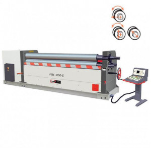 Masina de roluit tabla electromecanica cu 3 role PSBE-1050-4