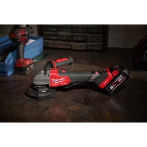 Polizor unghiular M18 FSAGSVO125X-502X ONE-KEY, cu viteza variabila, adancime 33 mm, disc 125 mm, Milwaukee, cod 4933493553 - Img 3