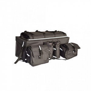 Portbagaj textil pentru ATV Hecht 52002 Black, impermeabil, dimensiune 70 x 30 x 31 cm