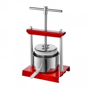Presa manuala pentru struguri, citrice, vinete Vivatechnix Inox, capacitate 5.5 l, diametru cos 22 cm - Img 3