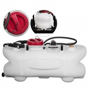 Pulverizator profesional cu remorca, Vivatechnix capacitate 60 l, Pompa 12V, 5.5 bar, 2.1 l/min - Img 7