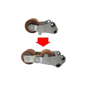 Role tandem Pramac EZ000S0000N, pentru CX14 II Ed.