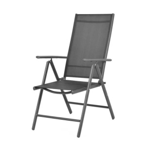 Scaun pentru gradina si terasa HECHT Shadow Chair, structura din aluminiu, greutate maxima suportata 120 kg, 56 x 65 x 107 cm