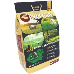 Semințe Gazon Exclusiv Golf Pitic cu creștere lentă și frunziș scurt 4 kg, Gazonul - Img 1