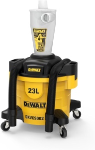 Separator de praf Dewalt Cyclone 23L Poly, furtun 2.1 m/48 mm