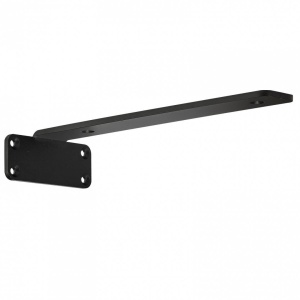 Set 6 suporturi pentru rafturi, Vivatechnix 210 x 100 x 45 mm, Otel, Negru, max 72.6 kg, Grosime 5 mm - Img 4
