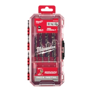 Set de burghie HSS Cobalt, Ø3.0-10.0mm, 8buc, 4932499256 Milwaukee
