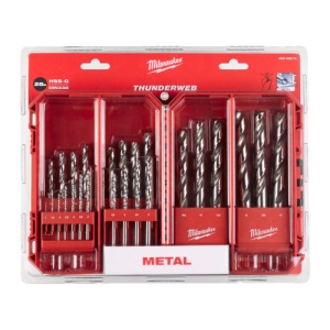 Set de burghie pentru metal, rectificate, DIN338, Ø1.0-13.0mm, 25buc, MILWAUKEE® - Img 2