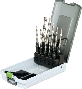 Set de capete de burghiu HSS D3-10 CE/10, Festool