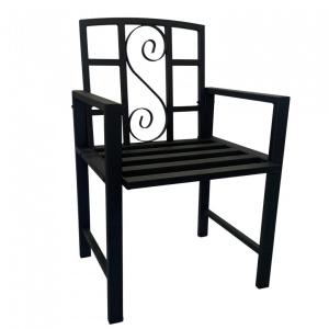 Set masa si 2 scaune pentru gradina Vivatechnix VMD-1046, metalice, 152x50x83cm - Img 5