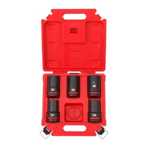 Set Milwaukee 5 chei tubulare de impact 1" lungi, cod 4932498752