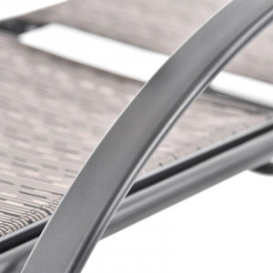 Sezlong reglabil HECHT Sofia Lounger, schelet aluminiu, greutate maxima suportata 120 kg - Img 4