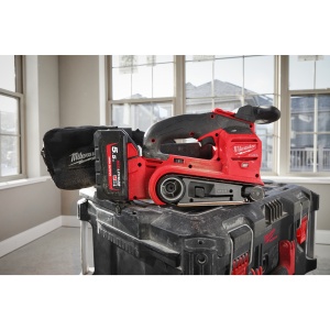 Slefuitor cu curea 75 mm M18 FBTS75-552X, suprafata slefuire 90 x 135 mm, Milwaukee, cod 4933479615 - Img 2