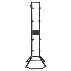 Suport depozitare 4 biciclete, Vivatechnix, de podea, 2050 x 725 x 715 mm, Negru, Inaltime reglabila - Img 4