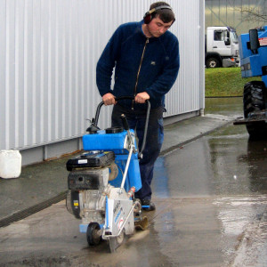 Tăietor de asfalt-beton Weber SM 62-2 Hd, pentru disc 400 mm - Img 2