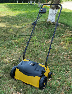 Texas MPC 1400 scarificator aerator gazon 2-in-1, motor electric 1400W, sac 35 litri, latime lucru 32cm, reglaj central - Img 6