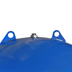 Vas de expansiune vertical Wassertechnik WTH500VMBLUE, apa rece, volum 500 l, presiune max.10 bari, cu suport, manometru - Img 3