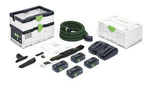 Aspirator mobil cu acumulator CLEANTEC CTLC SYS HPC 4,0 I-Plus, Festool